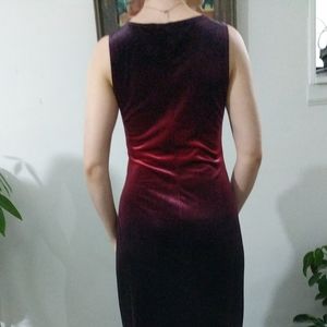 90s Vintage My Michelle ombre velvet dress